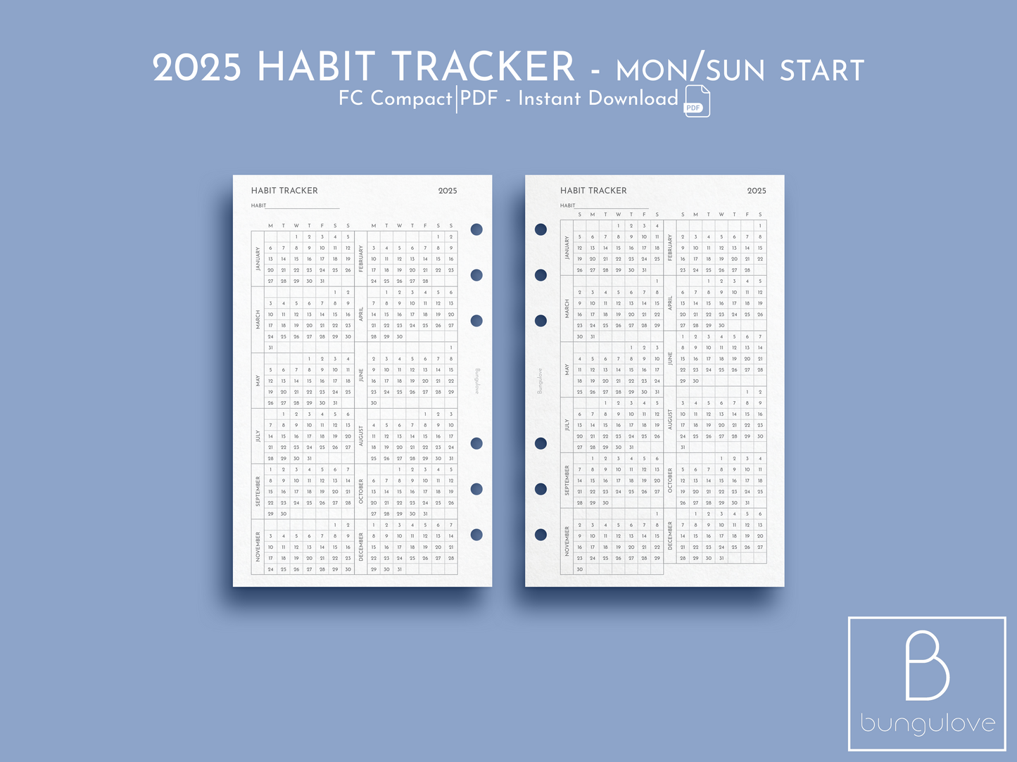 2025 Habit Tracker
