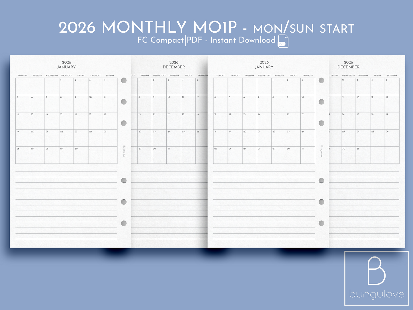 2026 Monthly Mo1P