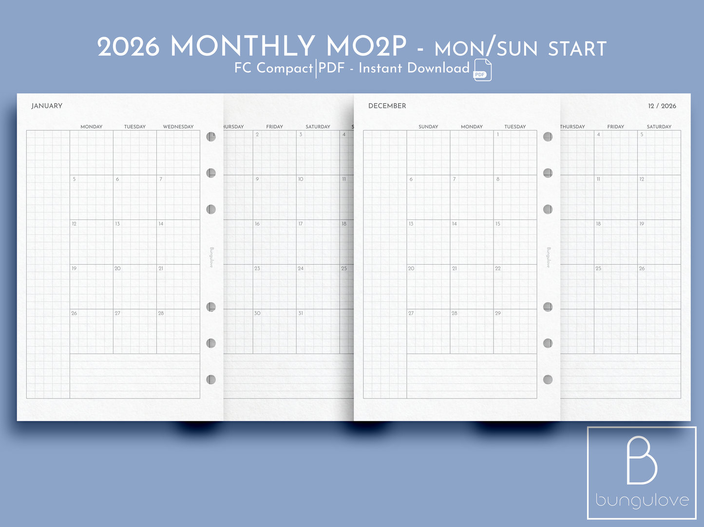 2026 Monthly Mo2P