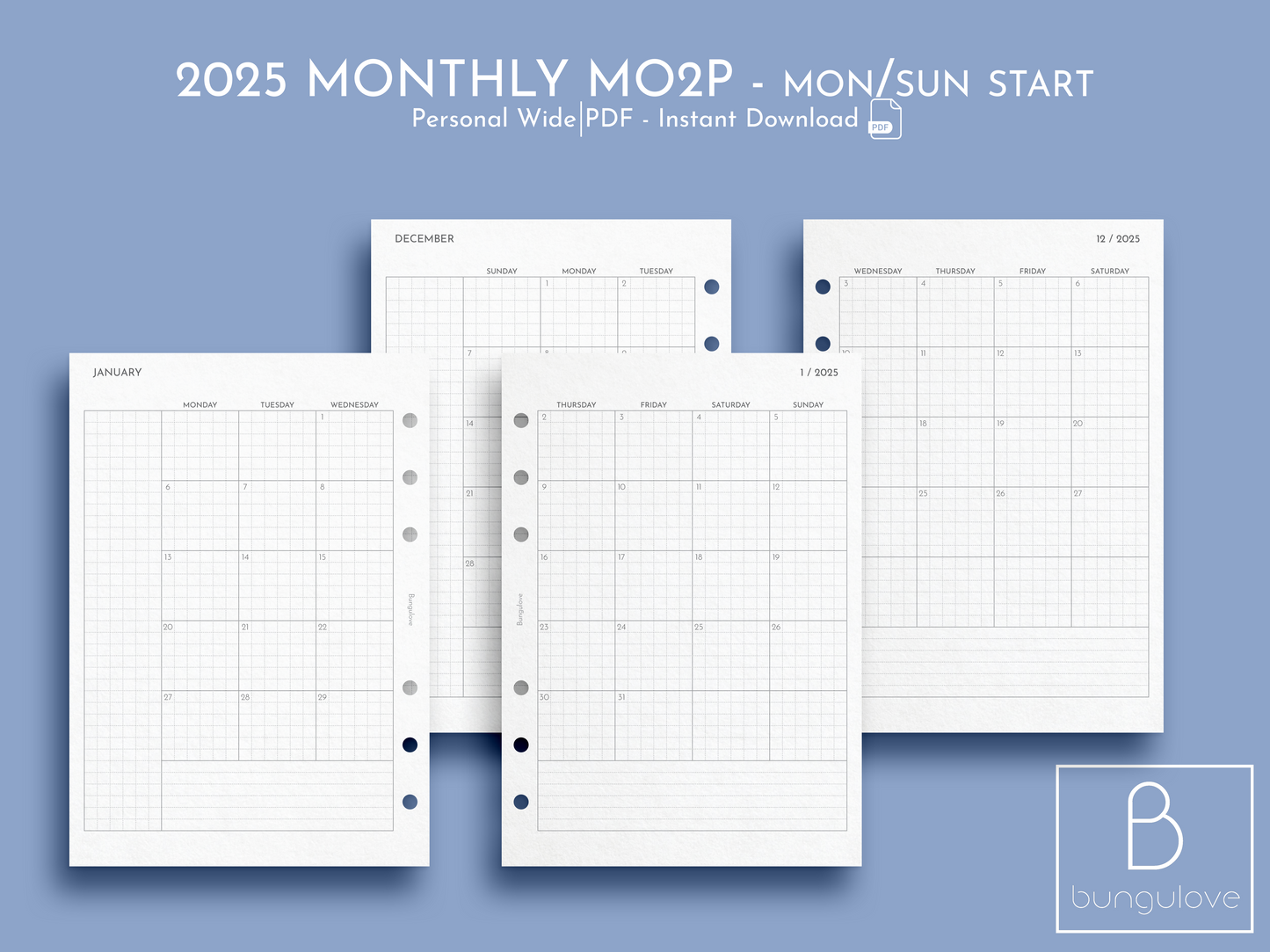 2025 Monthly Mo2P