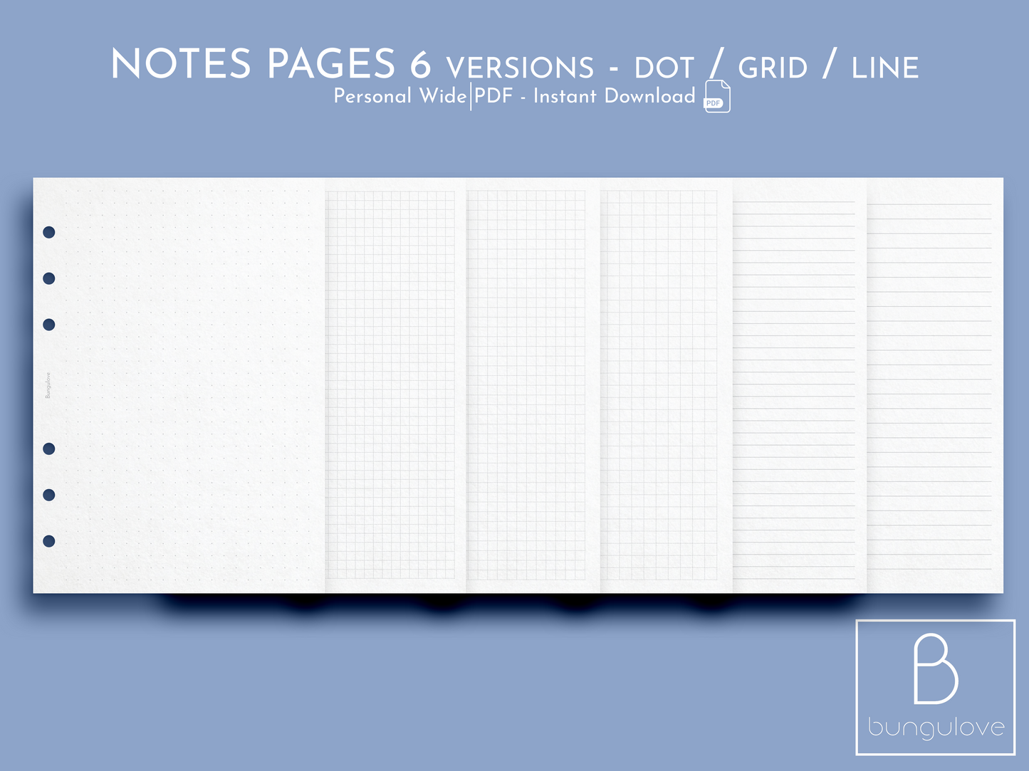 Notes Pages / Dot / Grid / Line