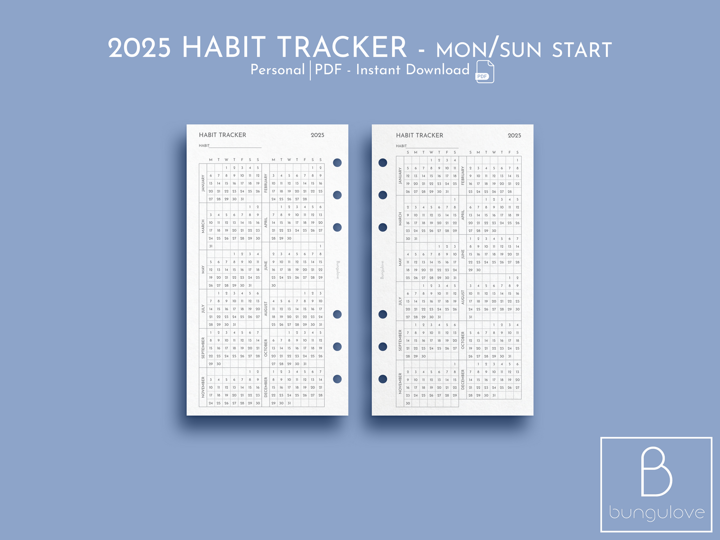 2025 Habit Tracker
