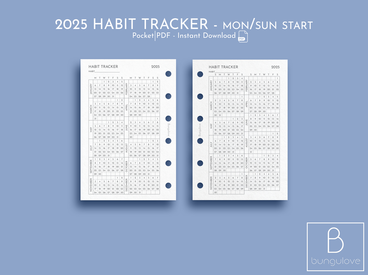 2025 Habit Tracker
