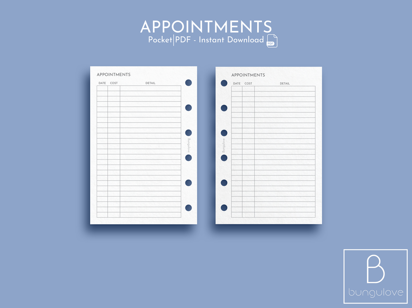 Appointments Log