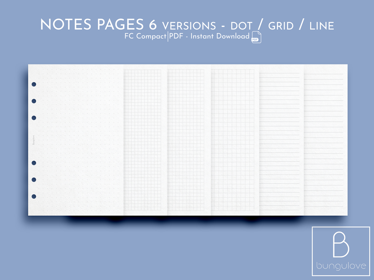 Notes Pages / Dot / Grid / Line