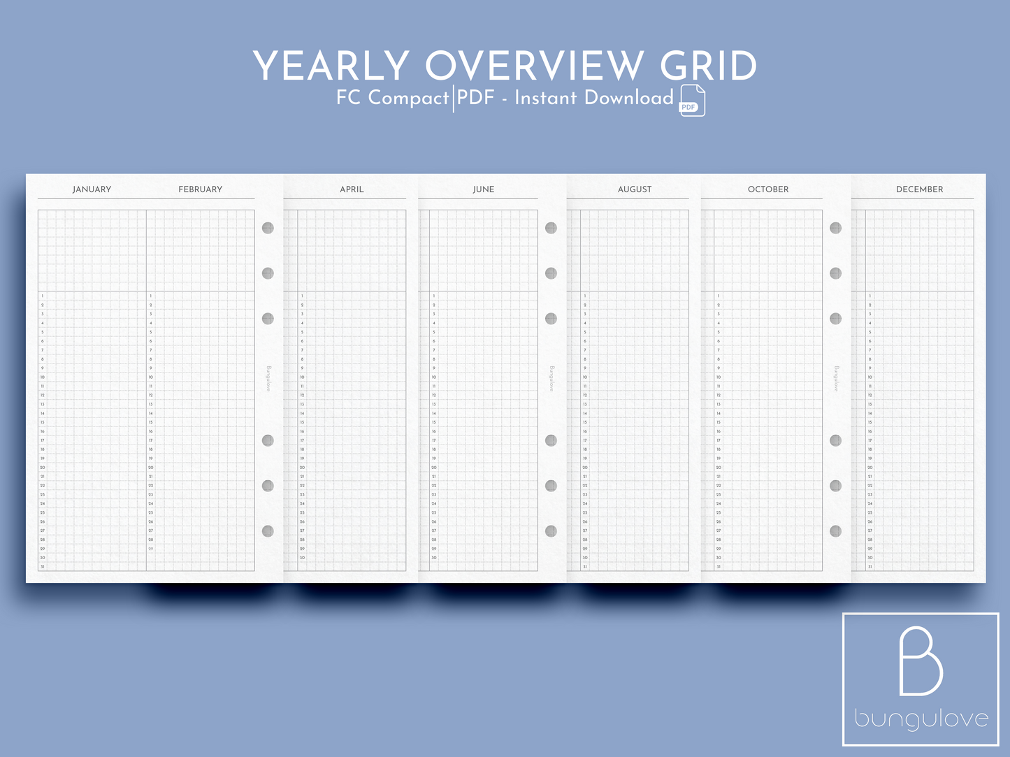 Yearly Overview Grid