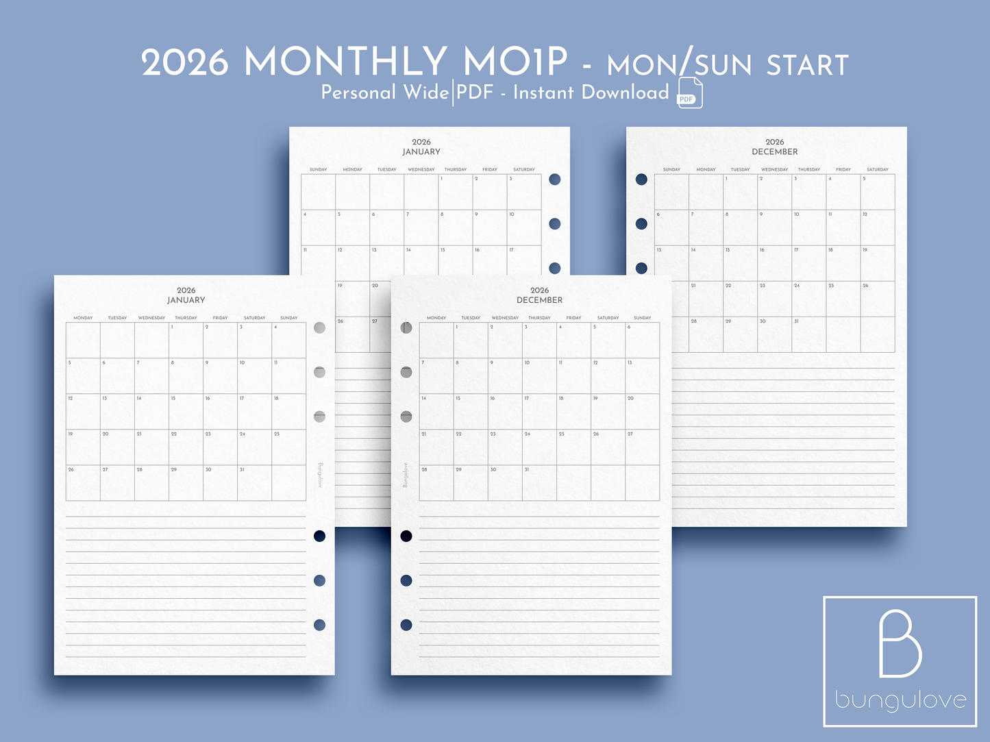 2026 Monthly Mo1P