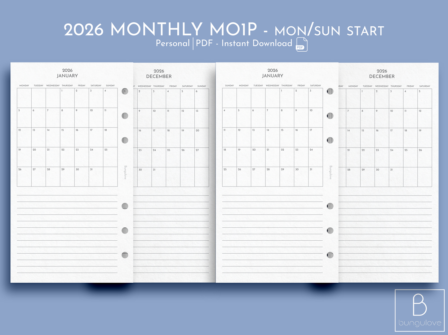 2026 Monthly Mo1P