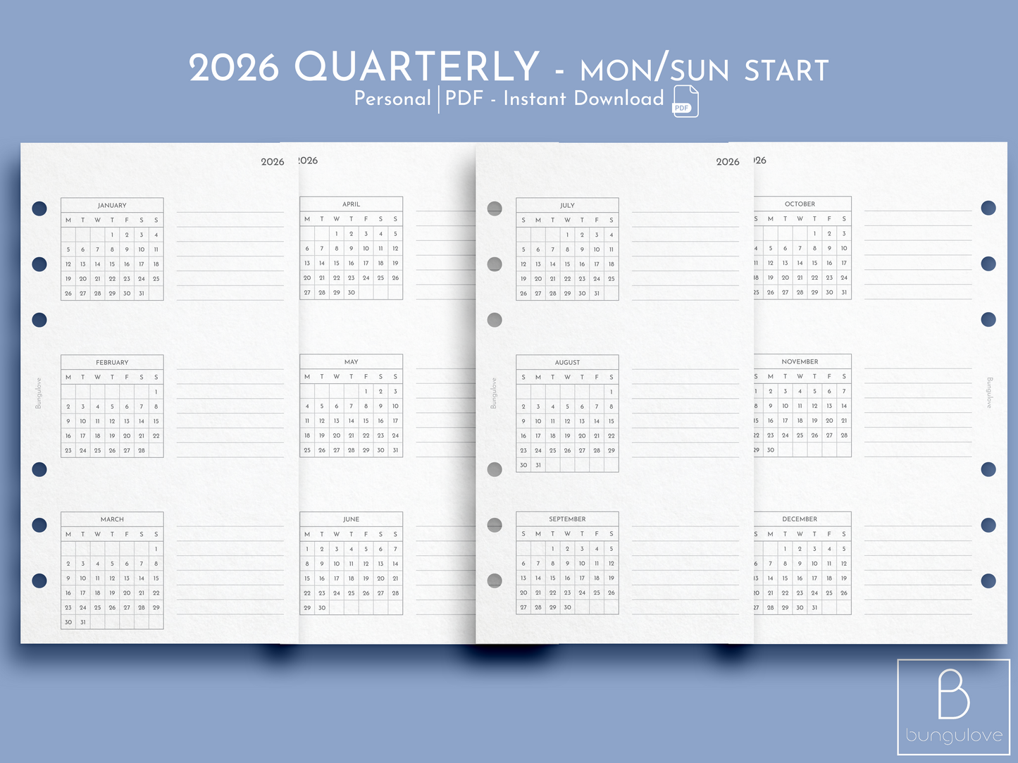 2026 Quarterly
