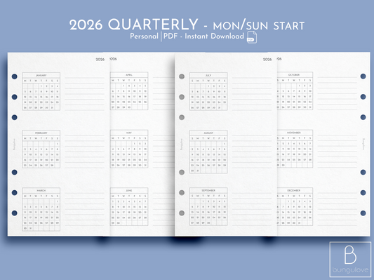 2026 Quarterly