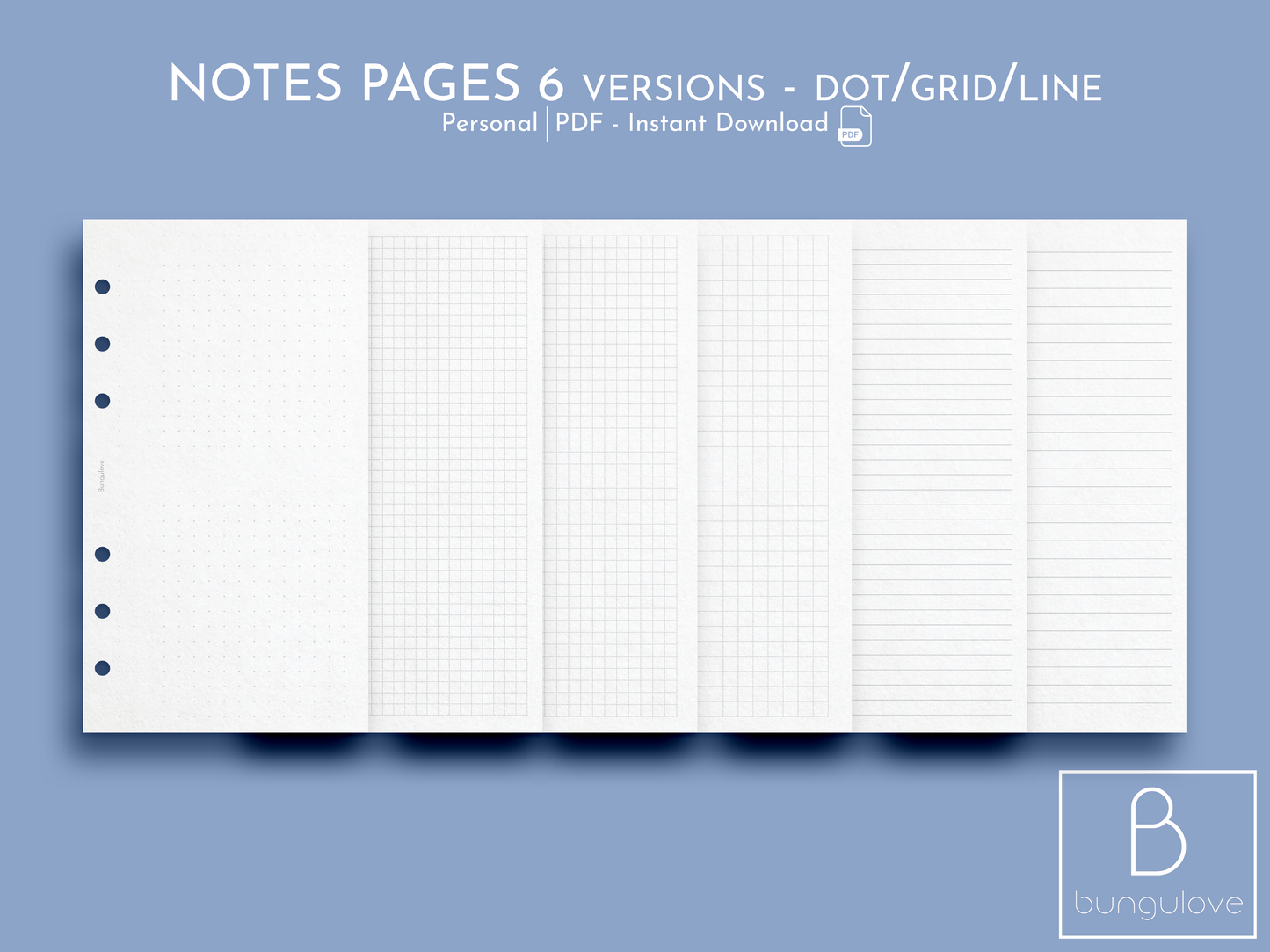 Notes Pages / Dot / Grid / Line