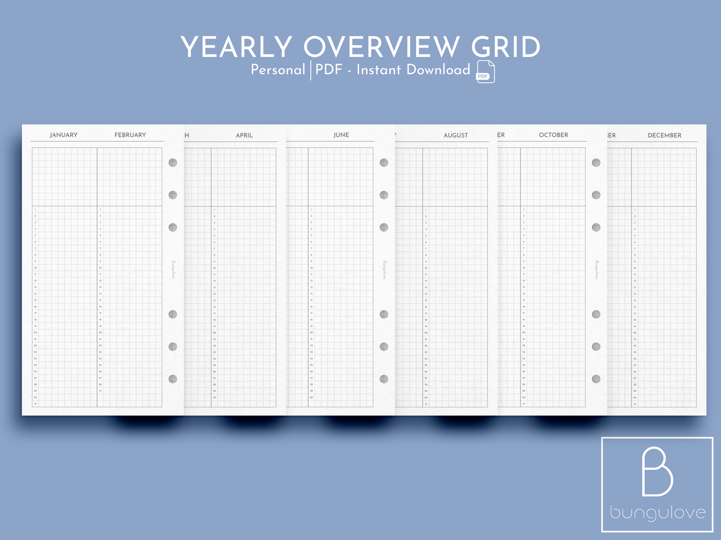 Yearly Overview Grid